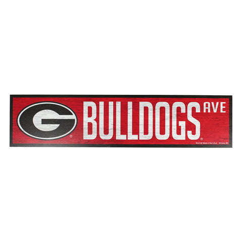 WinCraft NCAA Georgia Bulldogs Sports Fan Home Decor, Team Color, 4x17