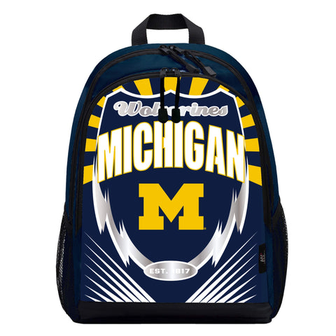 Northwest NCAA Michigan Wolverines Lightning Backpack, One Size, Team Colors