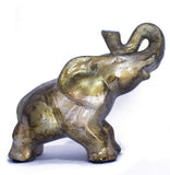 ArtFuzz 10 inch Decorative Ceramic Elephant - Gold
