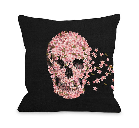 A Beautiful Death Black - Multi Throw Pillow by Terry Fan 18 X 18