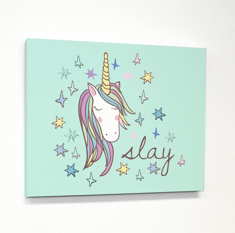 Slay Unicorn - Multi Canvas by OBC 11 X 14