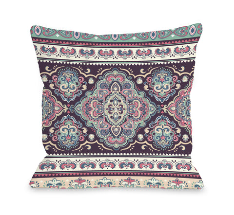 Airabella - Multi Throw Pillow by OBC 18 X 18