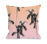 Hollywood Boulevard - Pink Throw Pillow by OBC 16 X 16