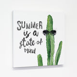 Summer is A State of Mind - White 12x12 Premium Gallery Wrap by OBC 12 X 12
