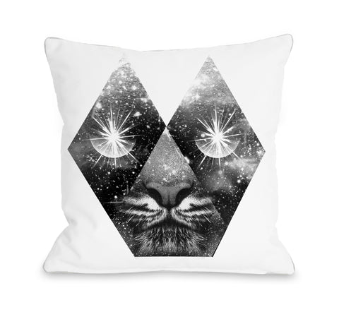 Cosmic White - Multi Throw Pillow by Ali Gulec 18 X 18