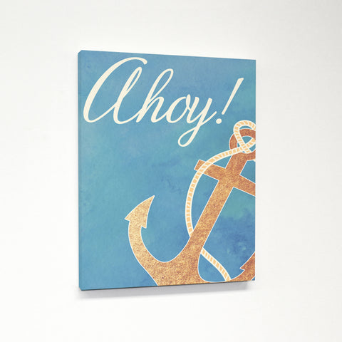 Ahoy Gold - Multi Premium Gallery Wrap  11 X 14