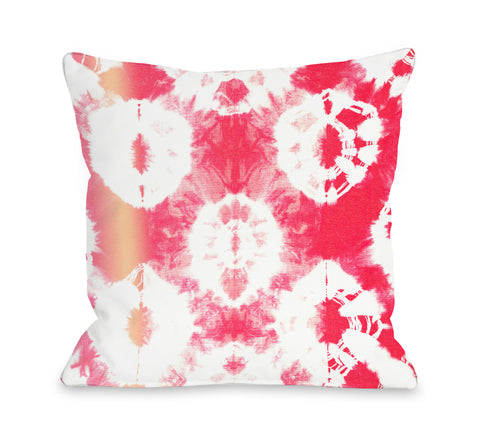 Festival Pink - Pink Throw Pillow by OBC 18 X 18