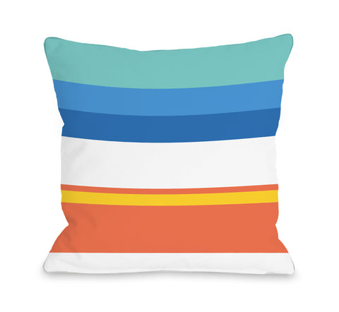 Jacee 1 - Multi Throw Pillow by OBC 18 X 18