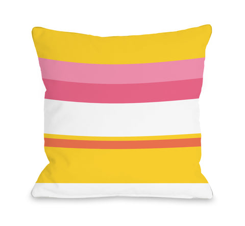 Jacee 2 - Multi Throw Pillow by OBC 18 X 18
