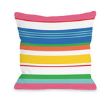 Shannon - Multi Throw Pillow by OBC 18 X 18
