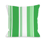 Ciera Kiwi - Green Throw Pillow by OBC 18 X 18