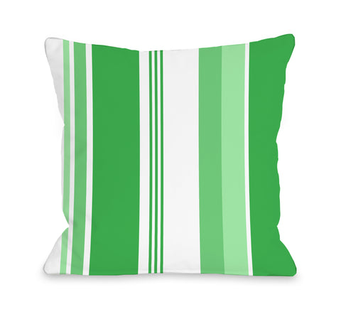 Ciera Kiwi - Green Throw Pillow by OBC 18 X 18
