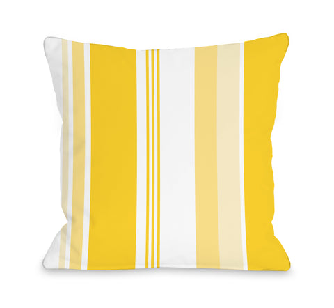 Ciera Pineapple - Yellow Throw Pillow by OBC 18 X 18