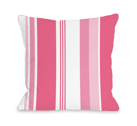 Ciera Popsicle - Pink Throw Pillow by OBC 18 X 18