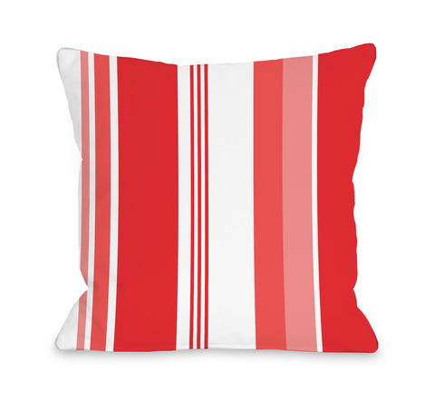 Ciera Watermelon - Red Throw Pillow by OBC 18 X 18