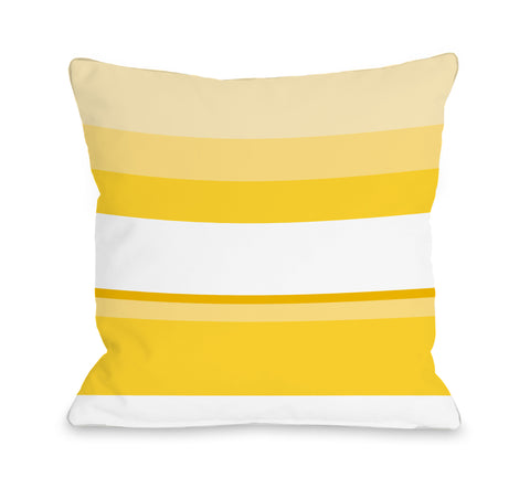 Jacee Pineapple - Yellow Throw Pillow by OBC 18 X 18