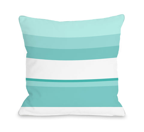 Jacee Sky - Blue Throw Pillow by OBC 18 X 18