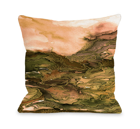 Bring On Bohemia Modern Rustic - Yellow Throw Pillow by Julia Di Sano 18 X 18
