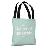 Delicate Bridal Party - Mother of the Bride - Green 18" Polyester Tote Bag by OBC 18 X 18