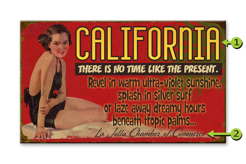 There is No Time Like the Present Metal 14x24