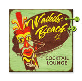 Tiki Cocktail Lounge Metal 28x28