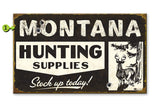 Hunting Supplies Metal 23x39