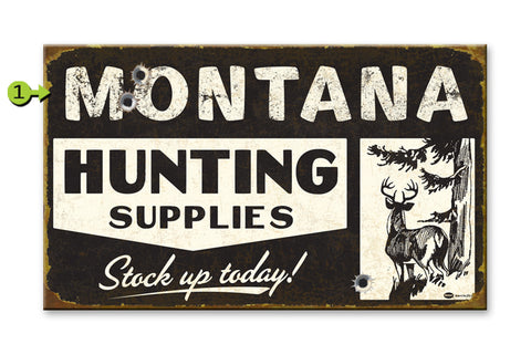 Hunting Supplies Wood 14x24