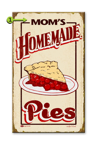 Homemade Pies Metal 23x39