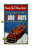Classic Lake Tours Wood 28x48