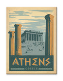 Athens, Greece Wood 23x31