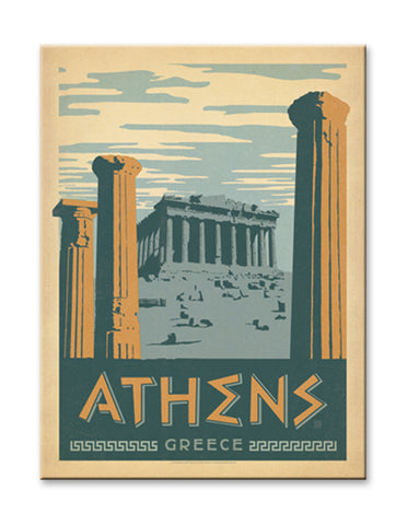 Athens, Greece Metal 28x38