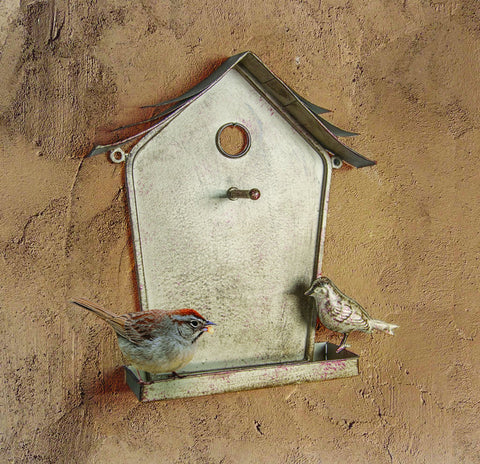MWW Wall Birdhouse Birdfeeder Each