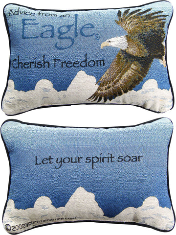 MWW Advice from an Eagle Ytn Word Pillow Each