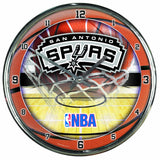NBA San Antonio Spurs Chrome Clock