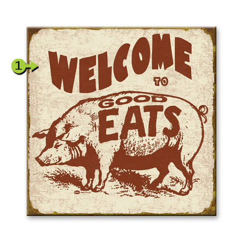 Good Eats Wood 28x28
