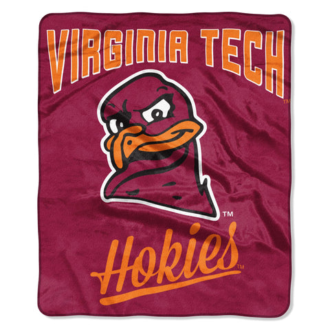 The Northwest Company NCAA Virginia Tech Hokies Unisex Alumniraschel Blanket, Team Colors, 50x60 Inches