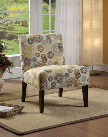 ArtFuzz 30 inch X 23 inch X 33 inch Fabric and Espresso Accent Chair