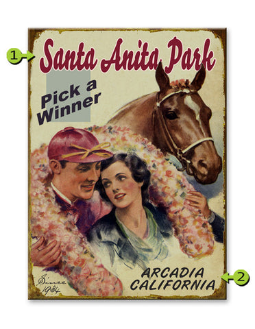 Pick a Winner Wood 23x31