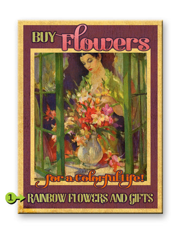 For a Colorful Life Metal 17x23