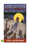 Happy Holidays From Our Neck Of the Woods Wood 23x39