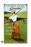 Lady's Golf Guild Metal 23x39