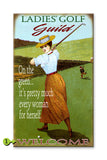 Lady's Golf Guild Wood 18x30