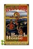 Welcome to the Beach House Metal 23x39