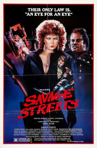 Savage Streets 11 x 17 Movie Poster - Style B