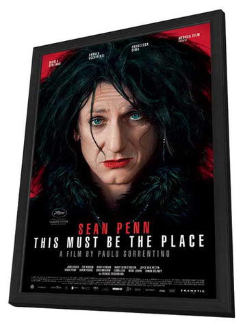 This Must Be the Place 11 x 17 Movie Poster - Swiss Style A - in Deluxe Aluminum Frame