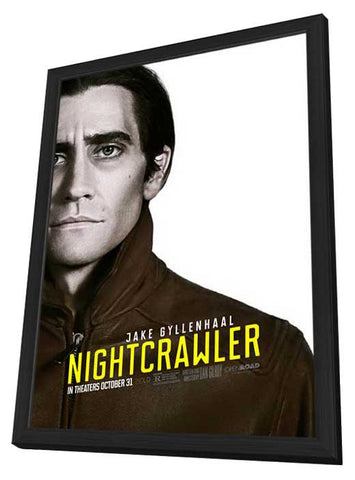 Nightcrawler 11 x 17 Movie Poster - Style B - in Deluxe Aluminum Frame