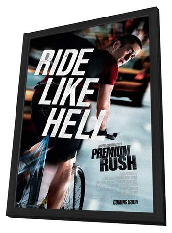Premium Rush 11 x 17 Movie Poster - Style A - in Deluxe Aluminum Frame