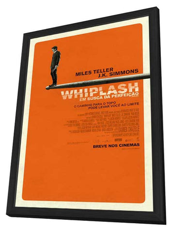 Whiplash 11 x 17 Movie Poster - Brazilian Style A - in Deluxe Aluminum Frame