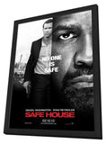 Safe House 11 x 17 Movie Poster - Style C - in Deluxe Aluminum Frame