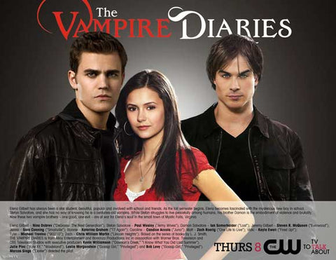 The Vampire Diaries (TV) 11 x 14 TV Poster - Style A